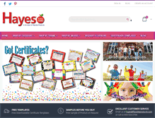Tablet Screenshot of hayespub.com